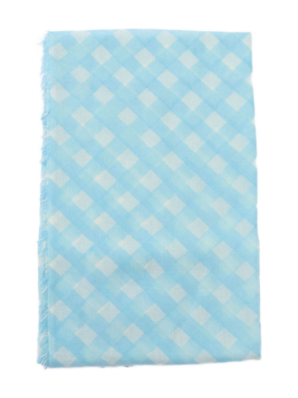 check cashmere scarf - 1