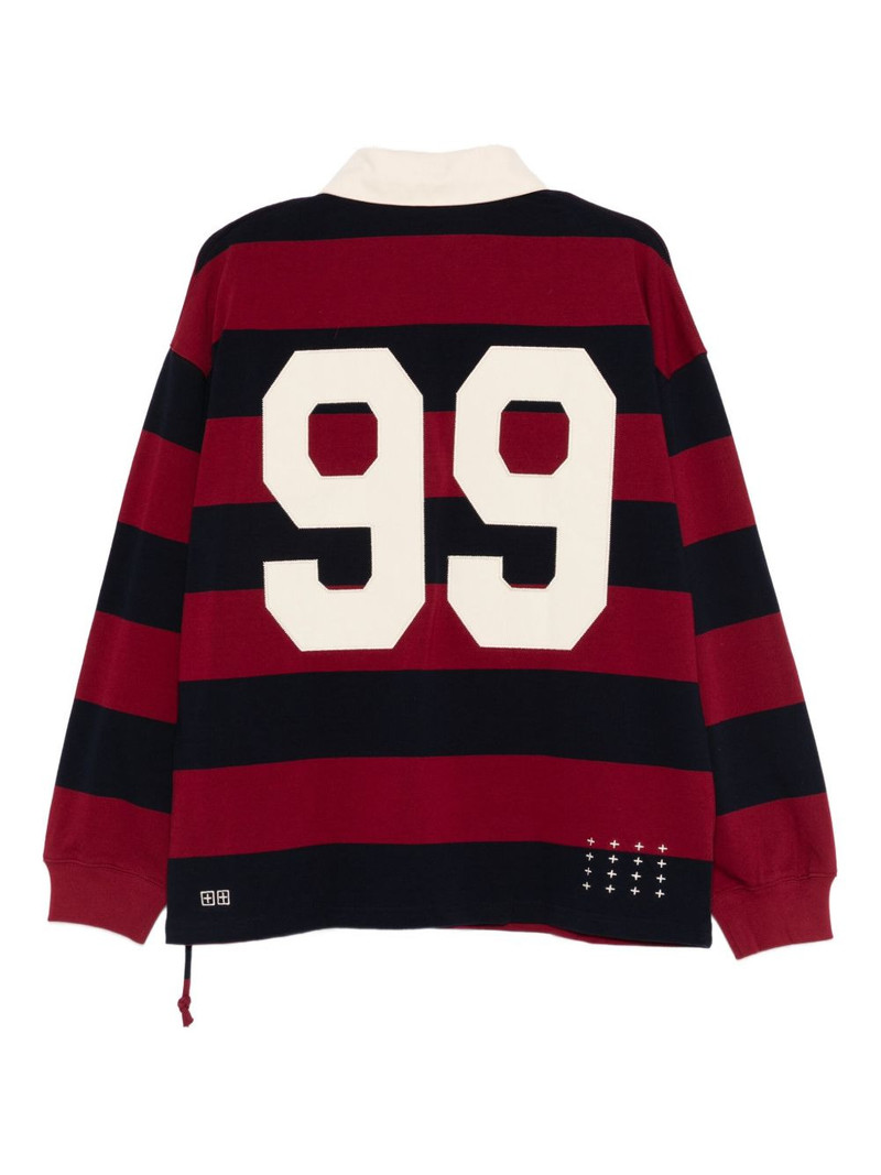 Ksubi Rugged Rugby Jersey Fire Fade sweatshirt outlook