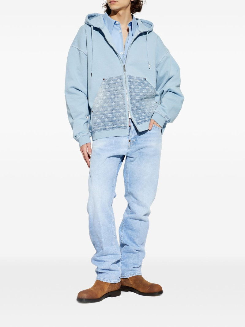DSQUARED2 hooded patterned jacket outlook