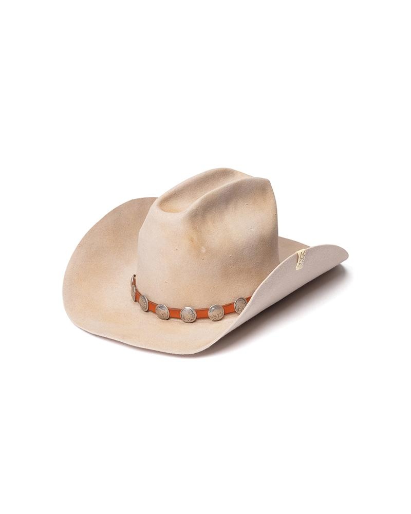 VIN COWBOY HAT (CONCHO) IVORY - 1