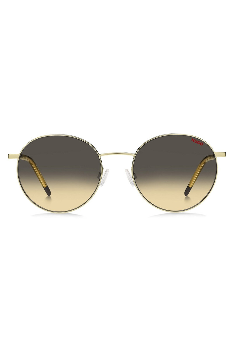 GOLD-TONE SUNGLASSES WITH OMBRÉ LENSES 3