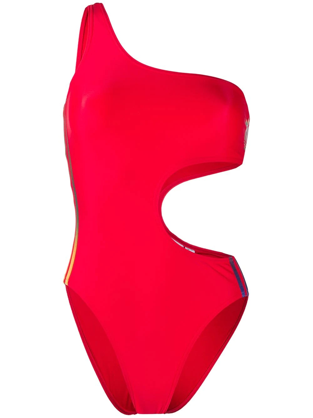 trefoil cutout swimsuit - 1