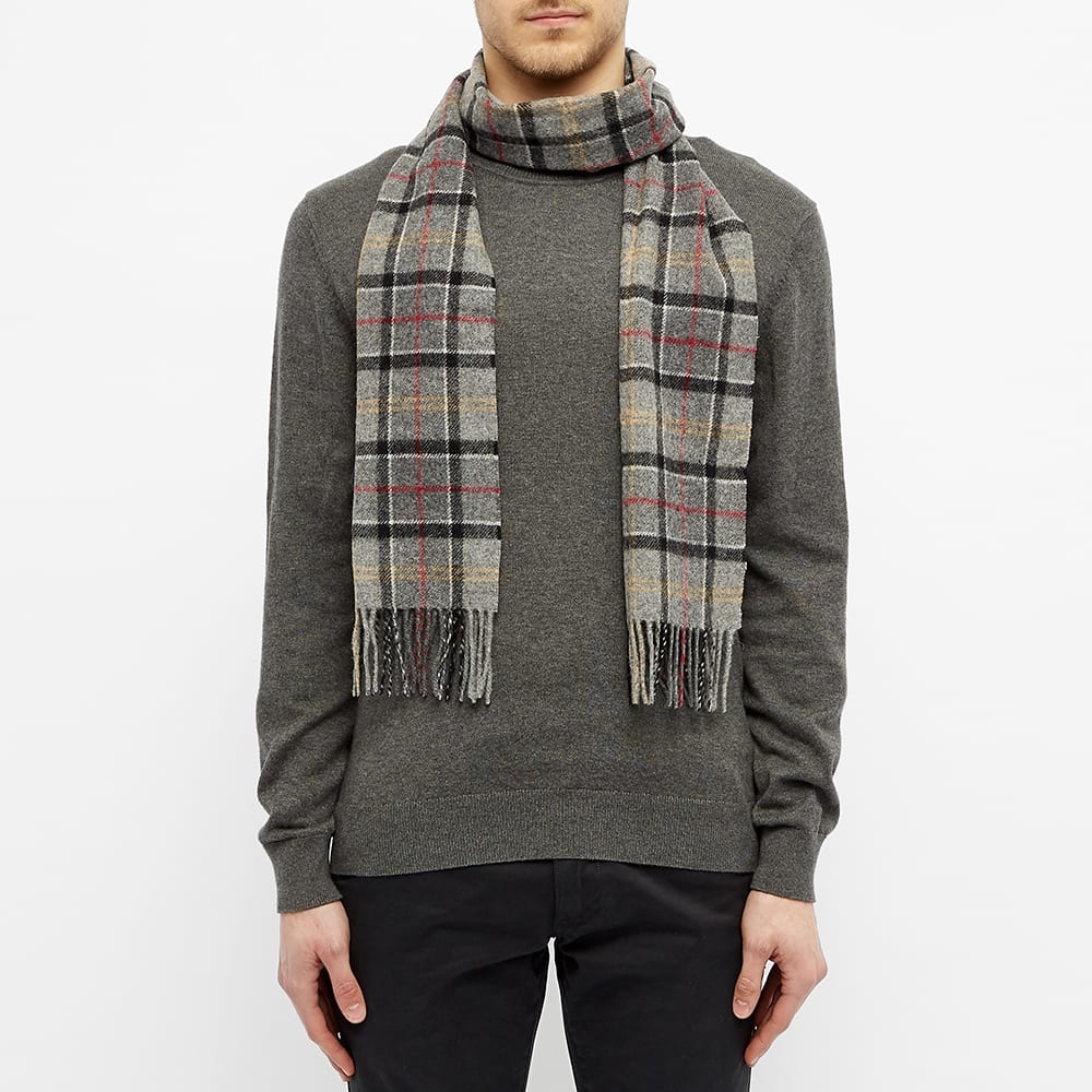 Barbour Tartan Lambswool Scarf - 3