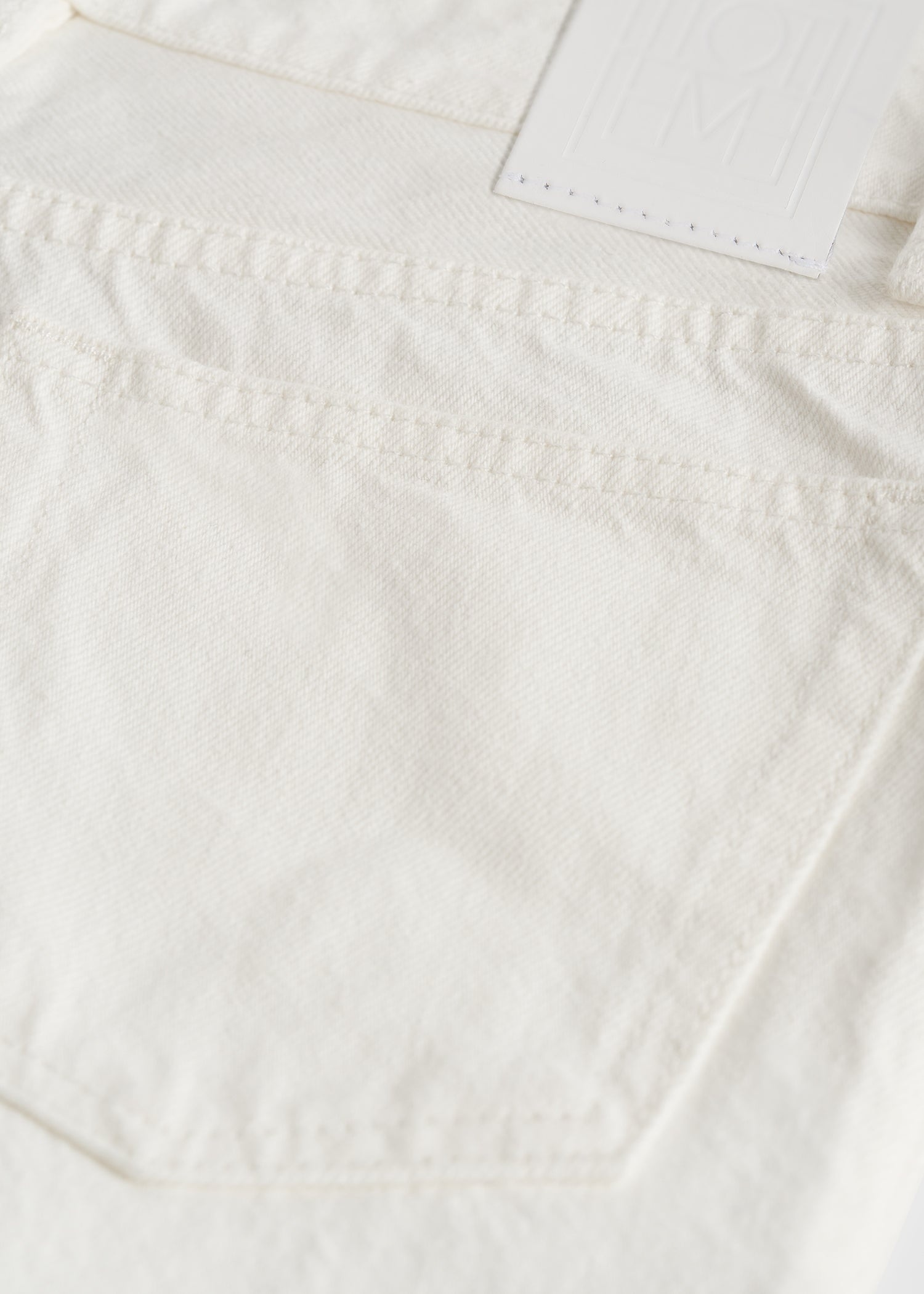 Low taper denim white - 6