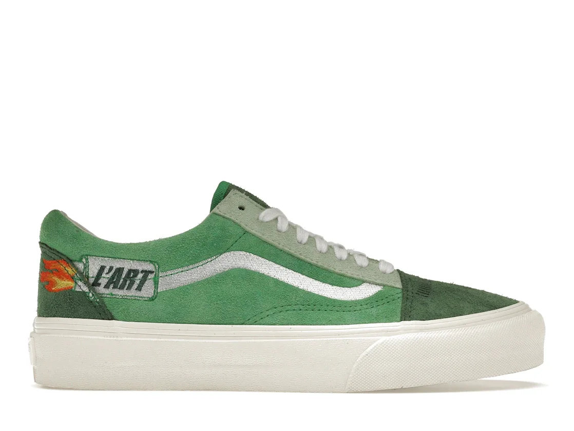 Vans Vault Old Skool x KAR L'Art de L'Automobile 'Exhaust Pack - 그린'VN0A4BVFGRN1 - 1