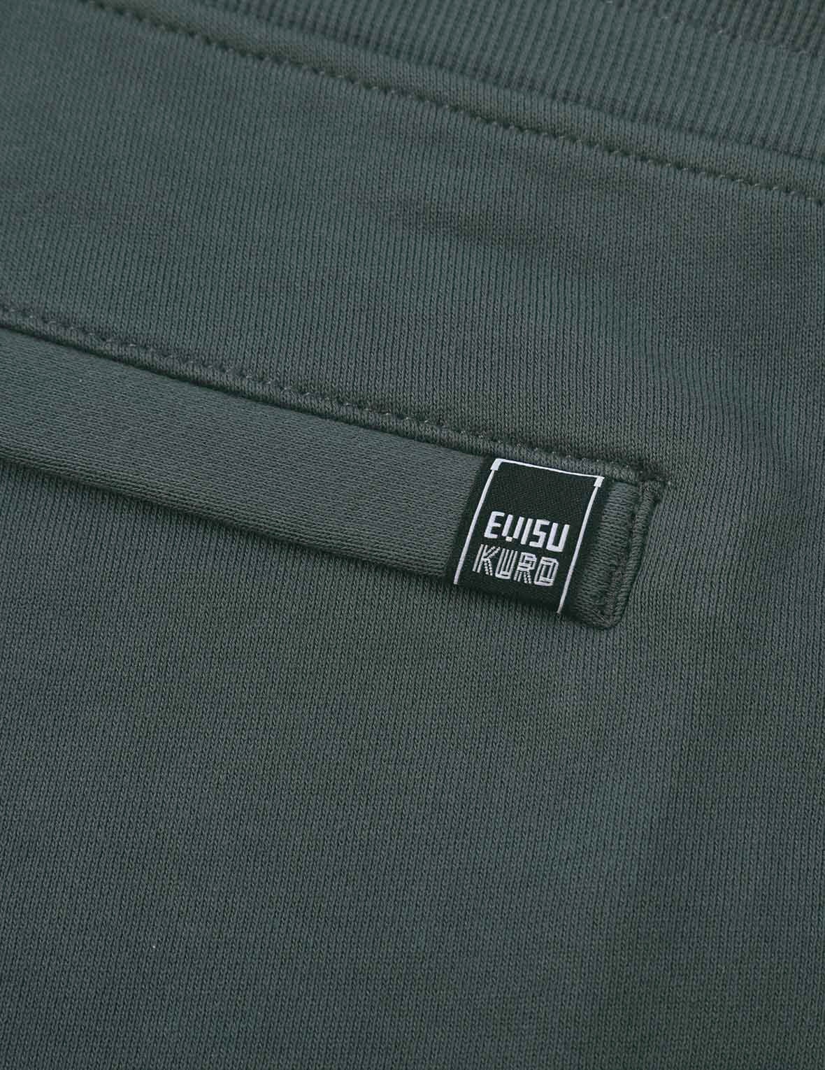 EK Logo Print Side Pocket Sweat Shorts - 10