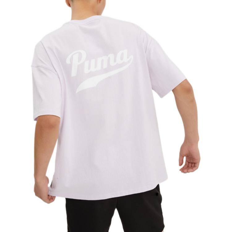 PUMA Logo Tee 'Pink' 537874-17 - 3