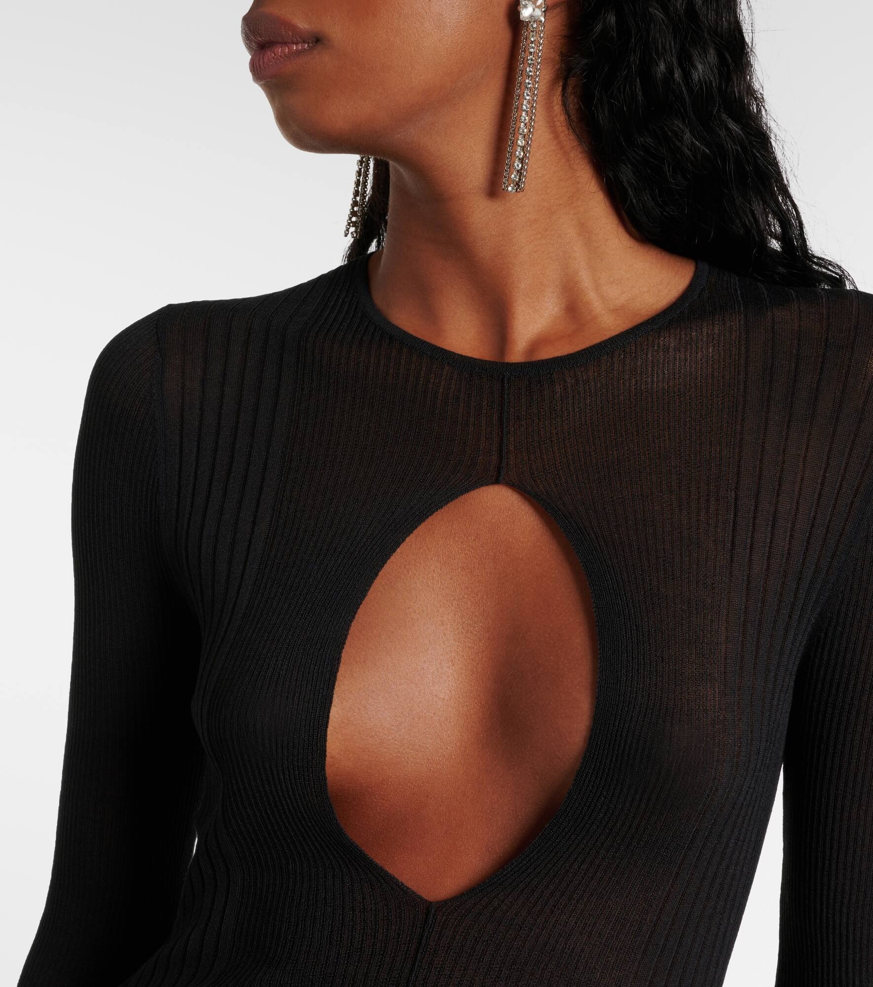 x Calvin Klein cutout knitted top - 4