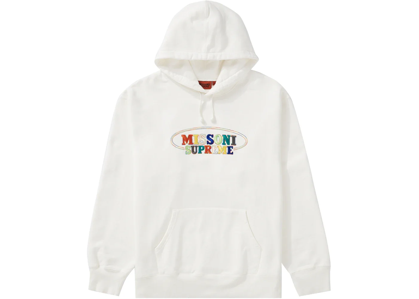 Supreme Missoni Hooded Sweatshirt White - 1