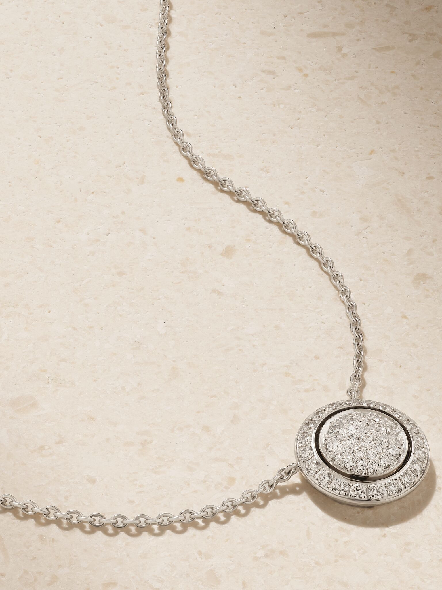 Possession 18-karat white gold diamond necklace Silver - 1