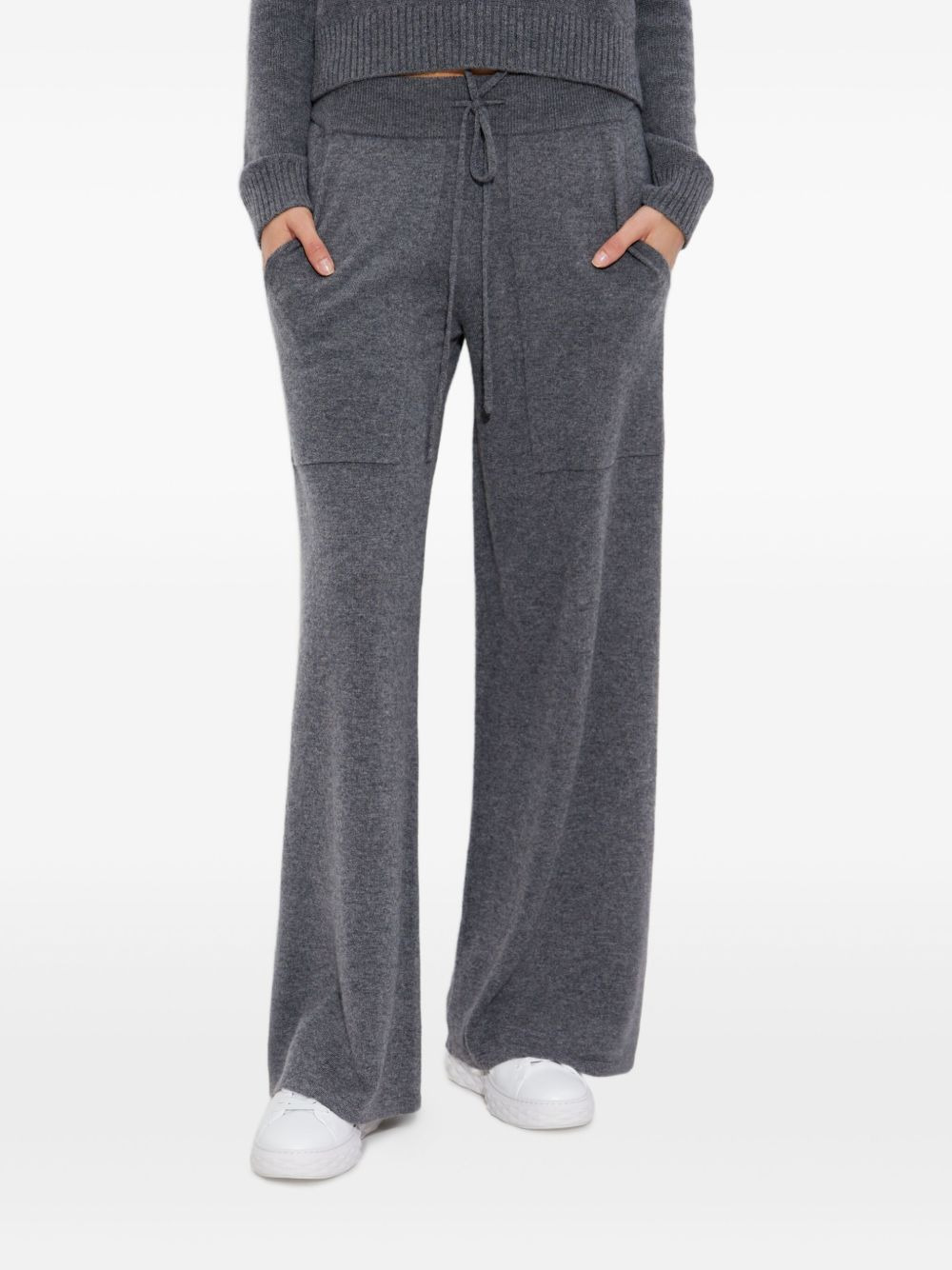 cashmere drawstring trousers - 3