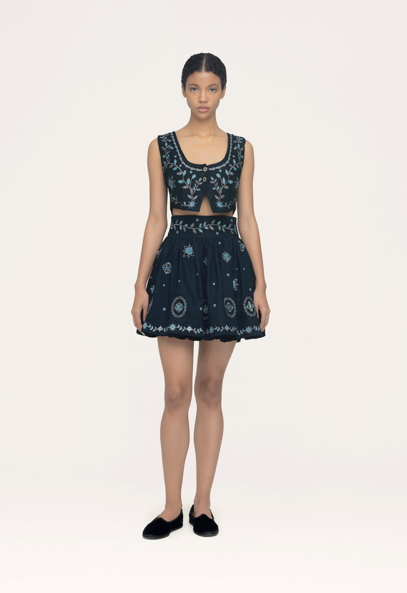 Agua by Agua Bendita Nori Relicario Mini Skirt outlook