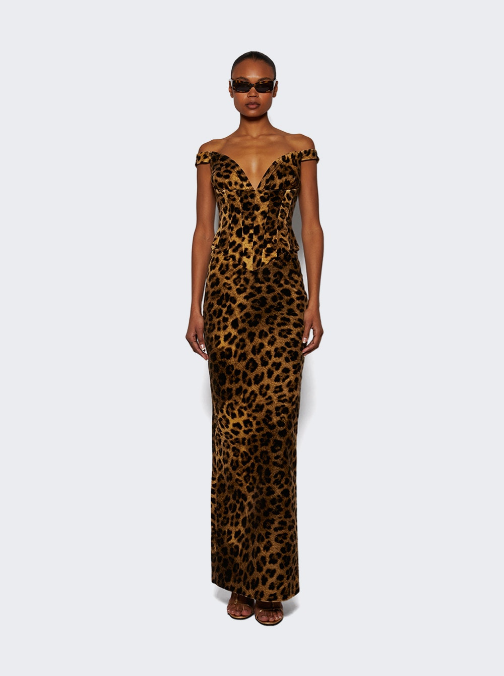 Shakti Cotton Dress Sauvage Leopard Print - 5