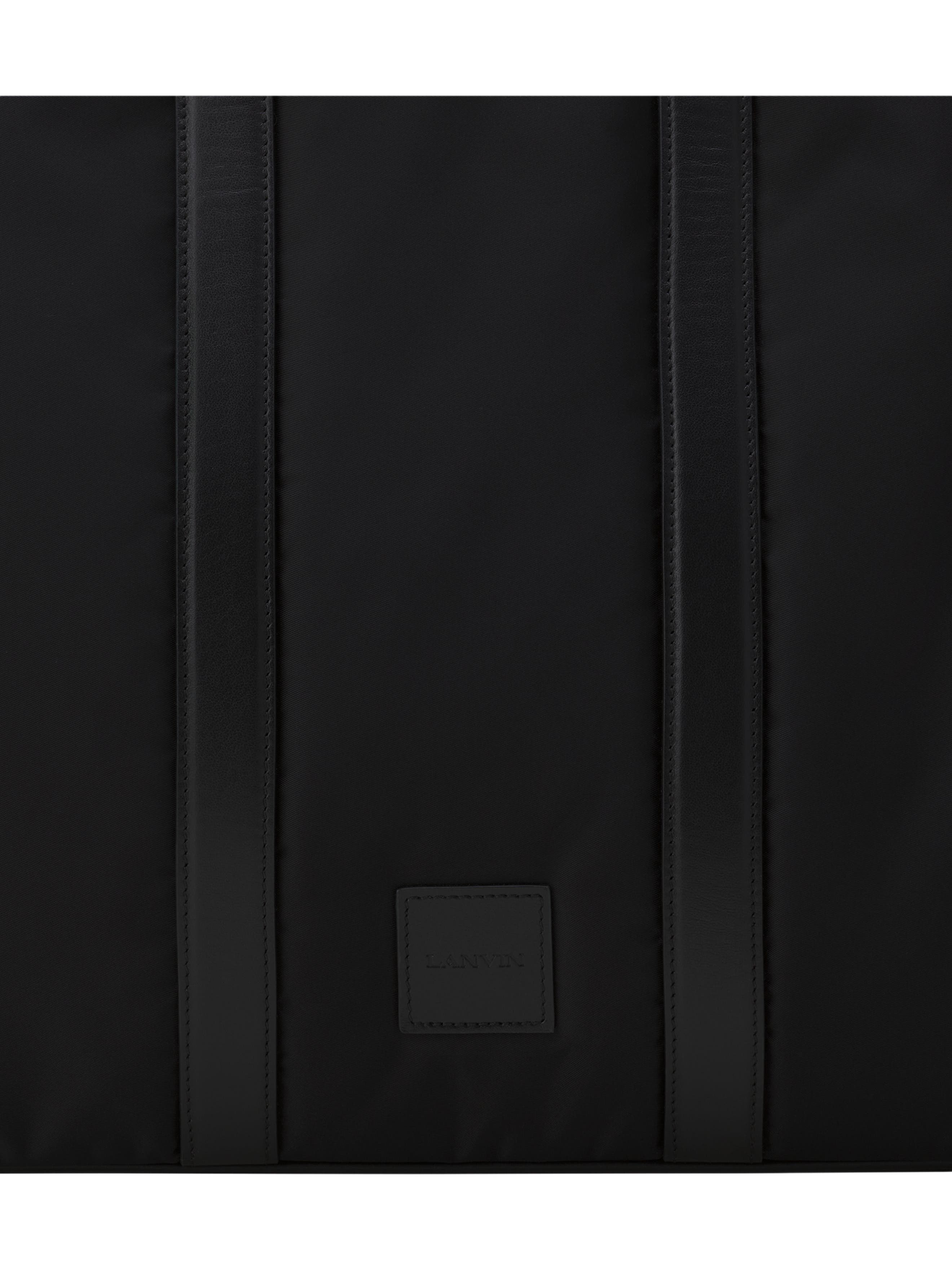 Lanvin Curb Nylon Tote Bag in Black at Nordstrom - 5