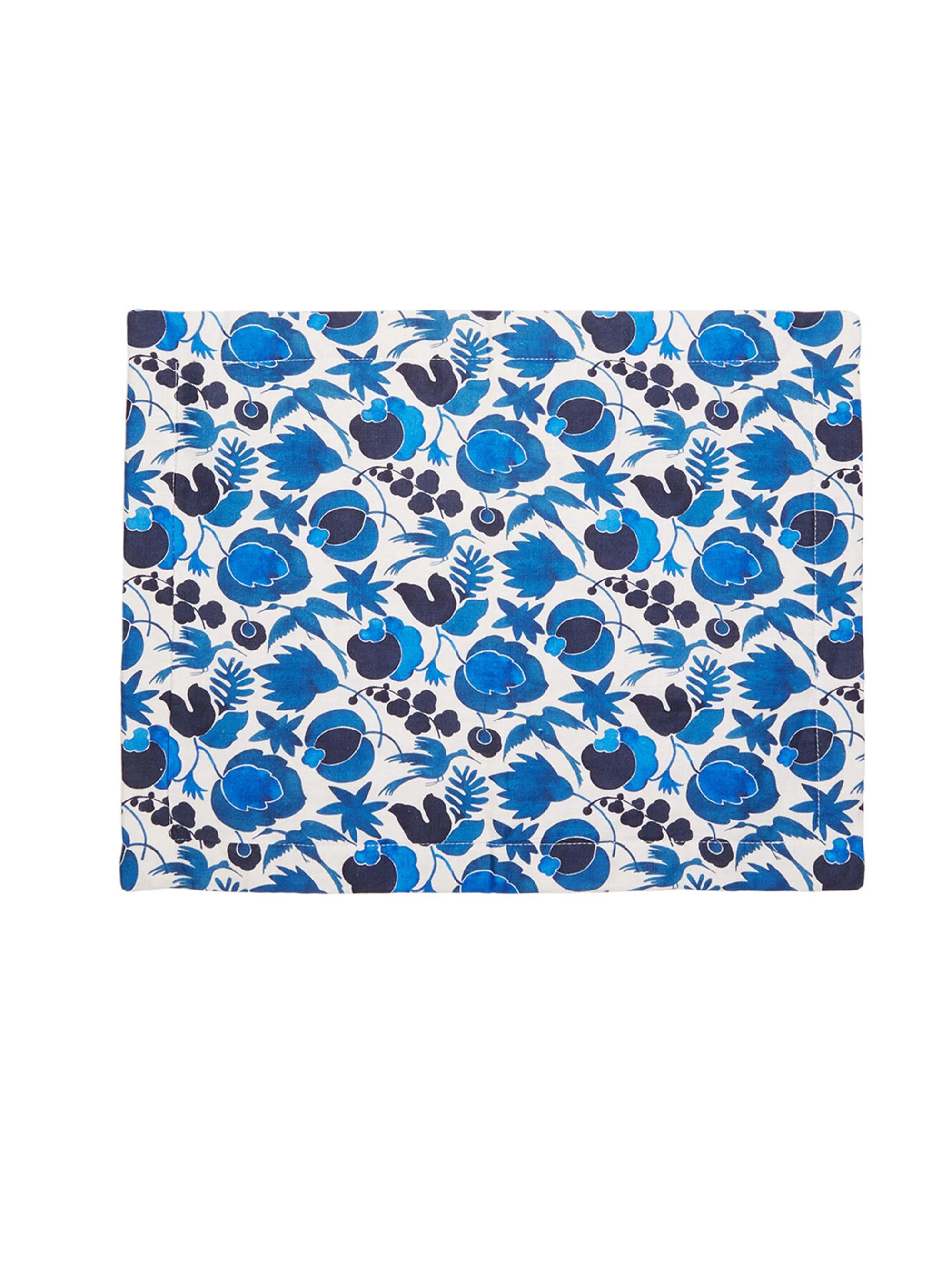 Placemat Set of 2 - Wildbird Small Blue - 1