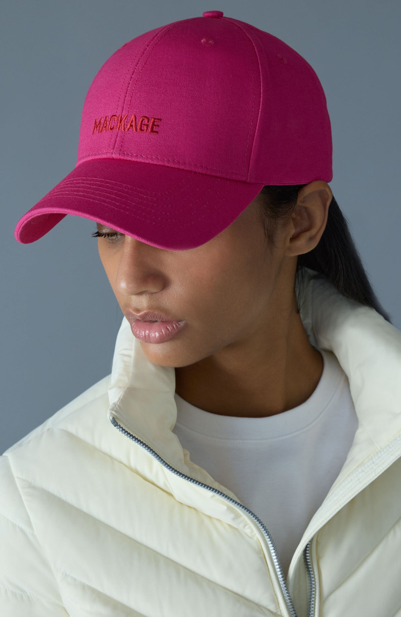 MACKAGE ANDERSON-R Cotton Canvas Baseball Cap outlook