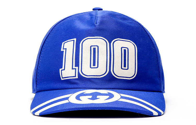 Gucci 100 Baseball Velcro Strap Cap 'Blue' 6730814HAKR4368 - 2