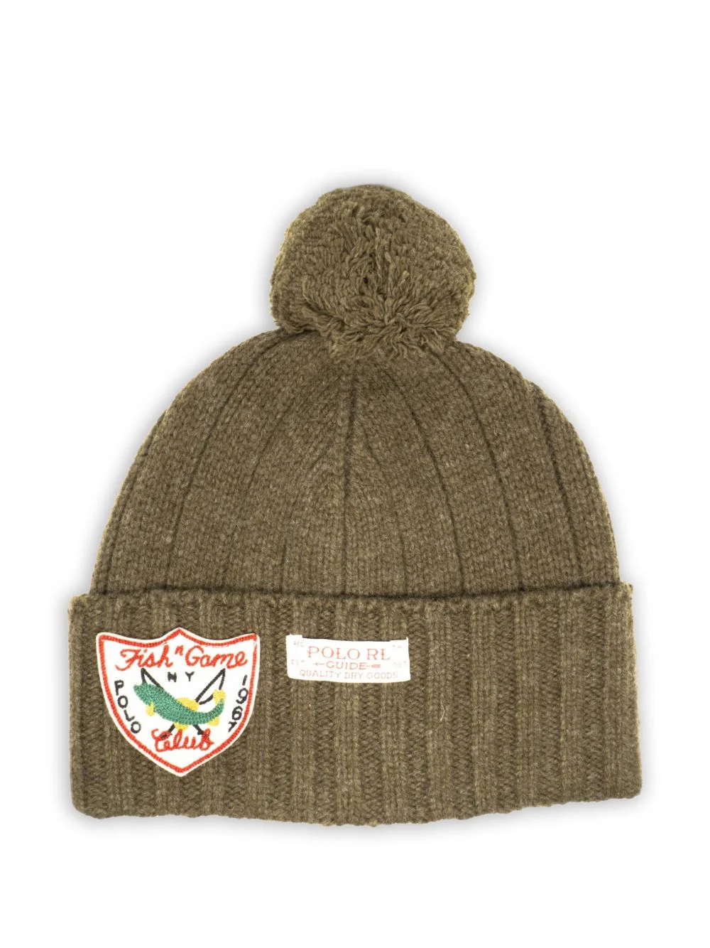 Expedition ribbed pom-pom beanie hat - 1