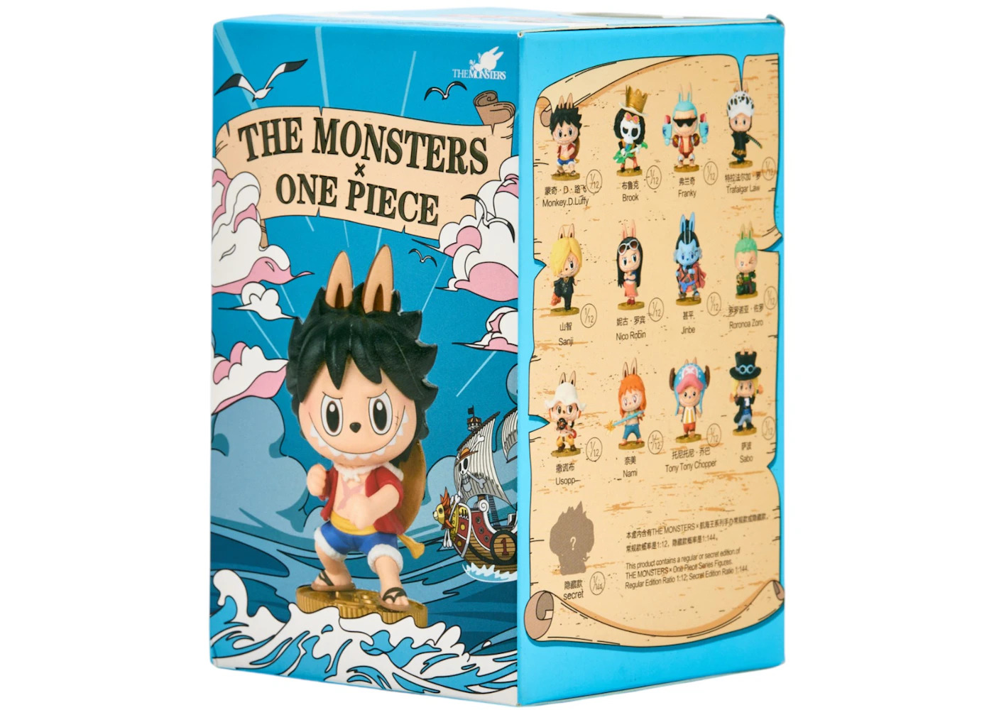 Pop Mart Labubu The Monsters x One Piece Series Single Blind Box - 2