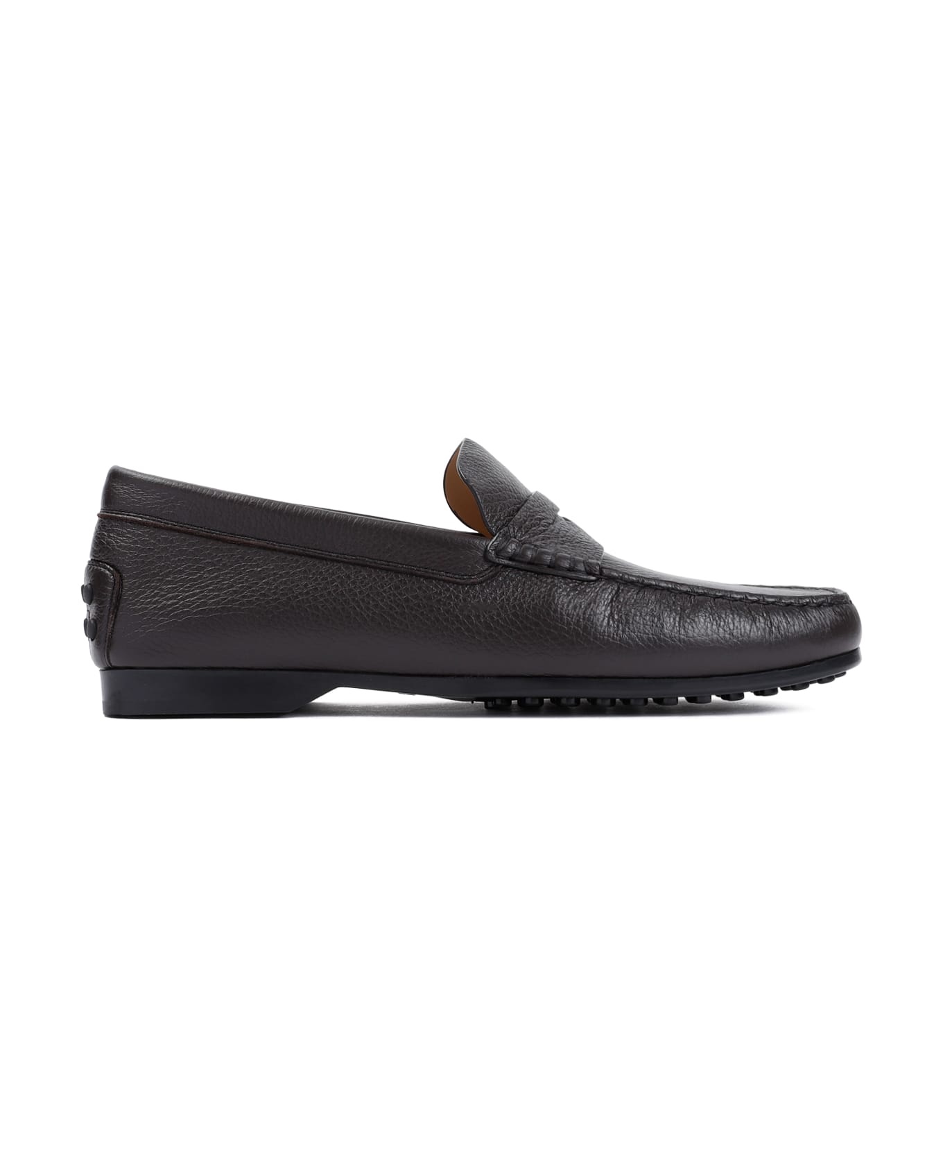Dark Brown Deerskin Loafer - 2
