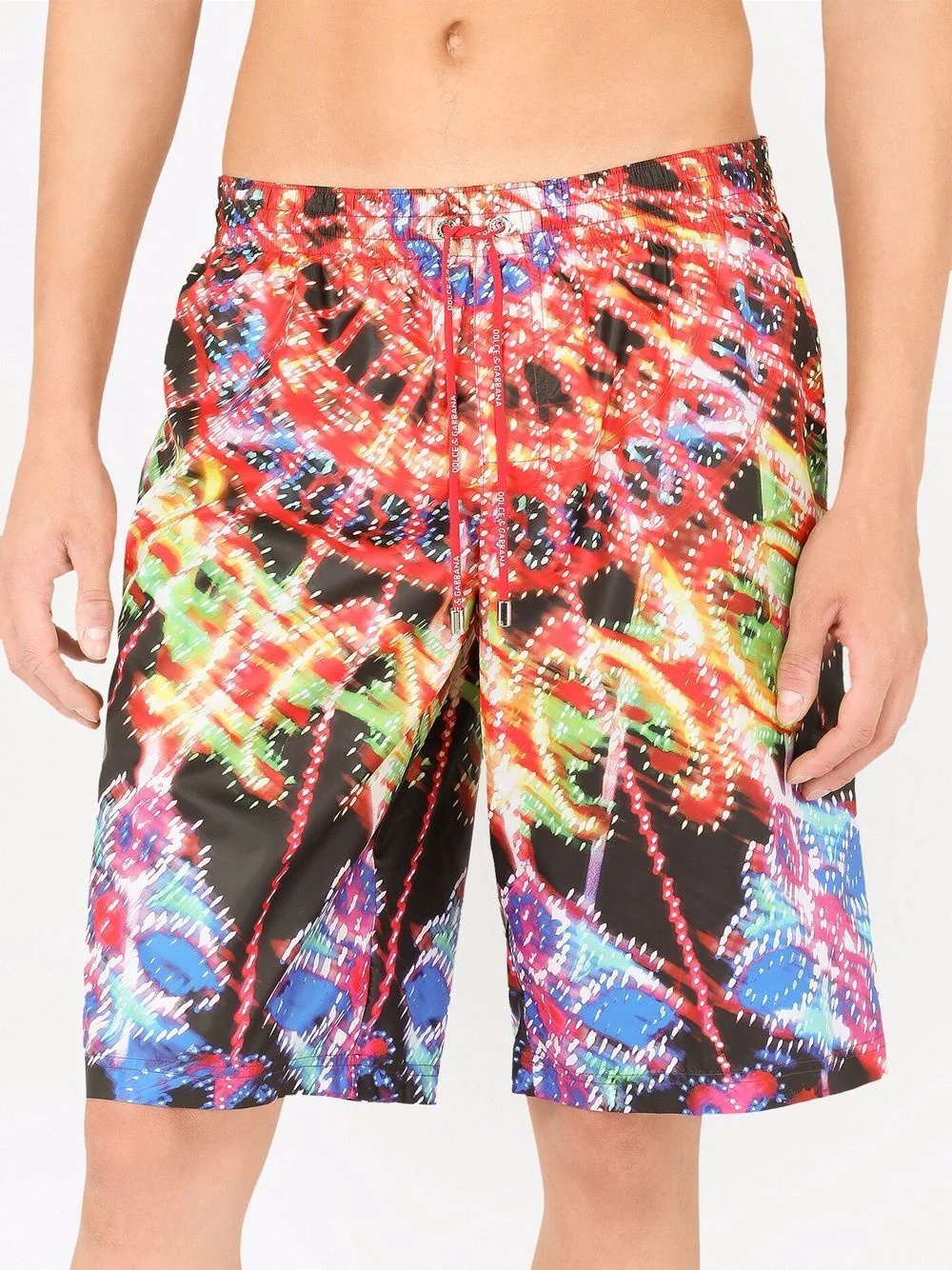 graphic-print swimming shorts - 4