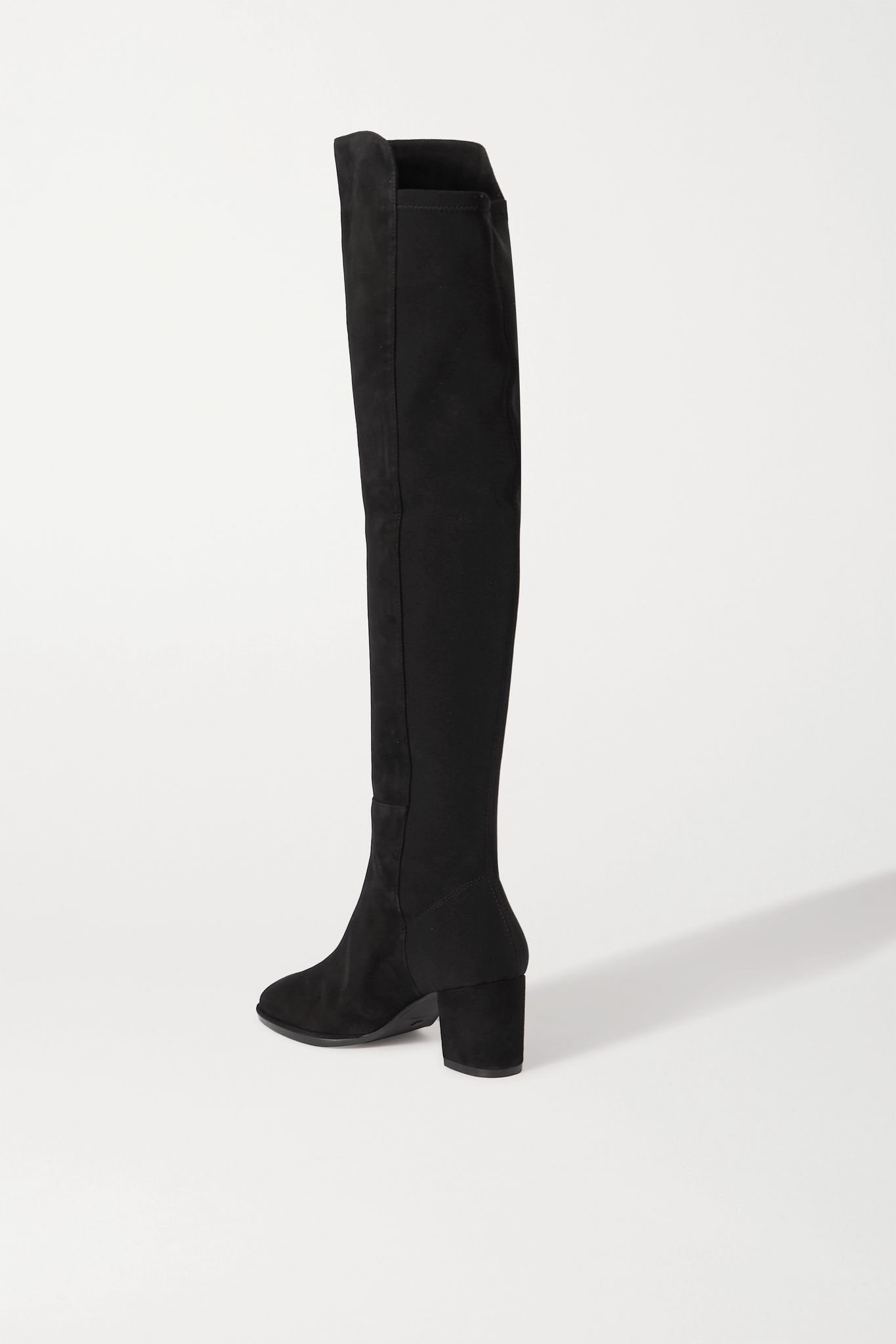 Harper suede and neoprene knee boots - 3