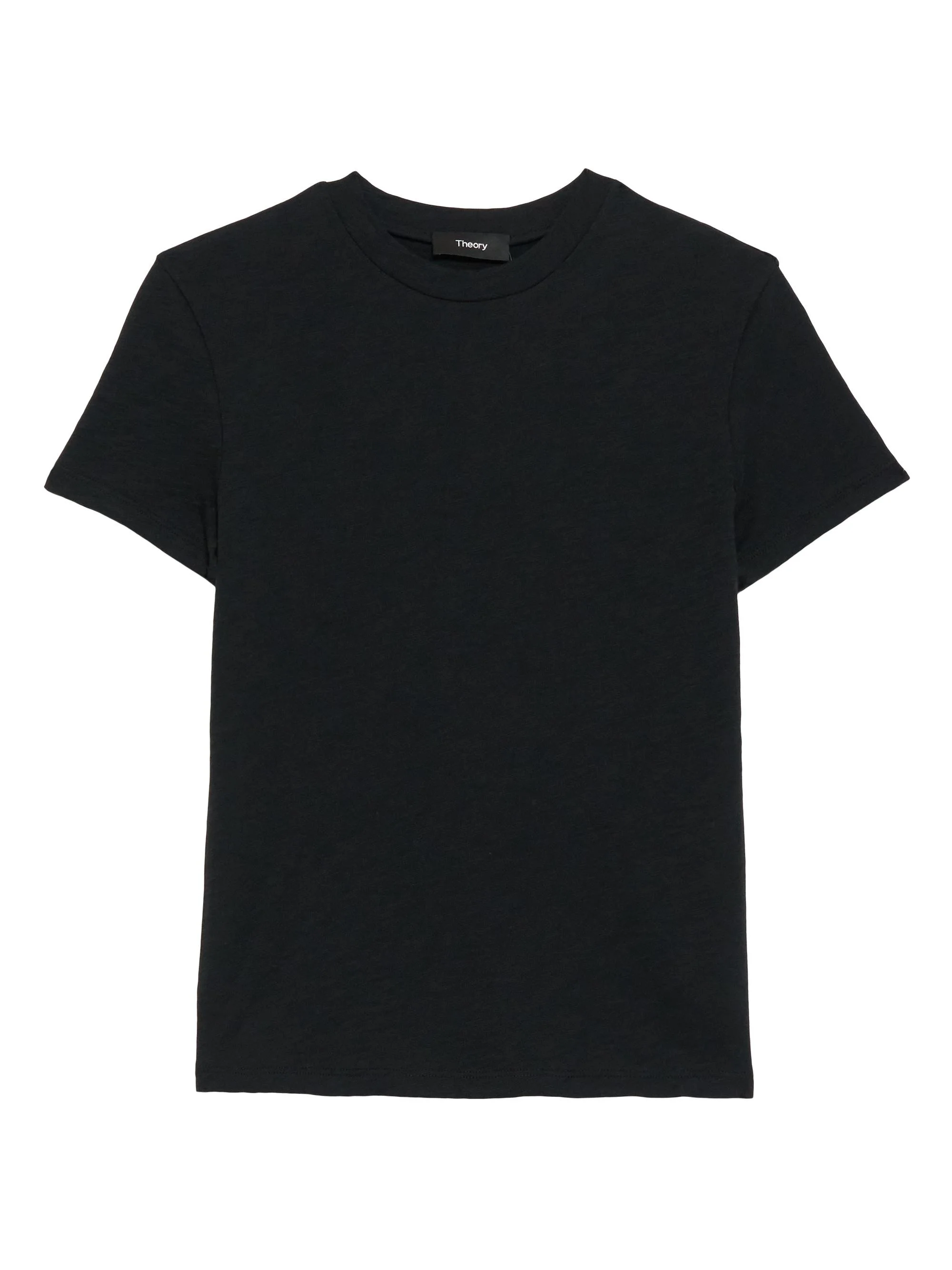 Women's Tiny Tee Fitted Cotton T-Shirt - Black - 1