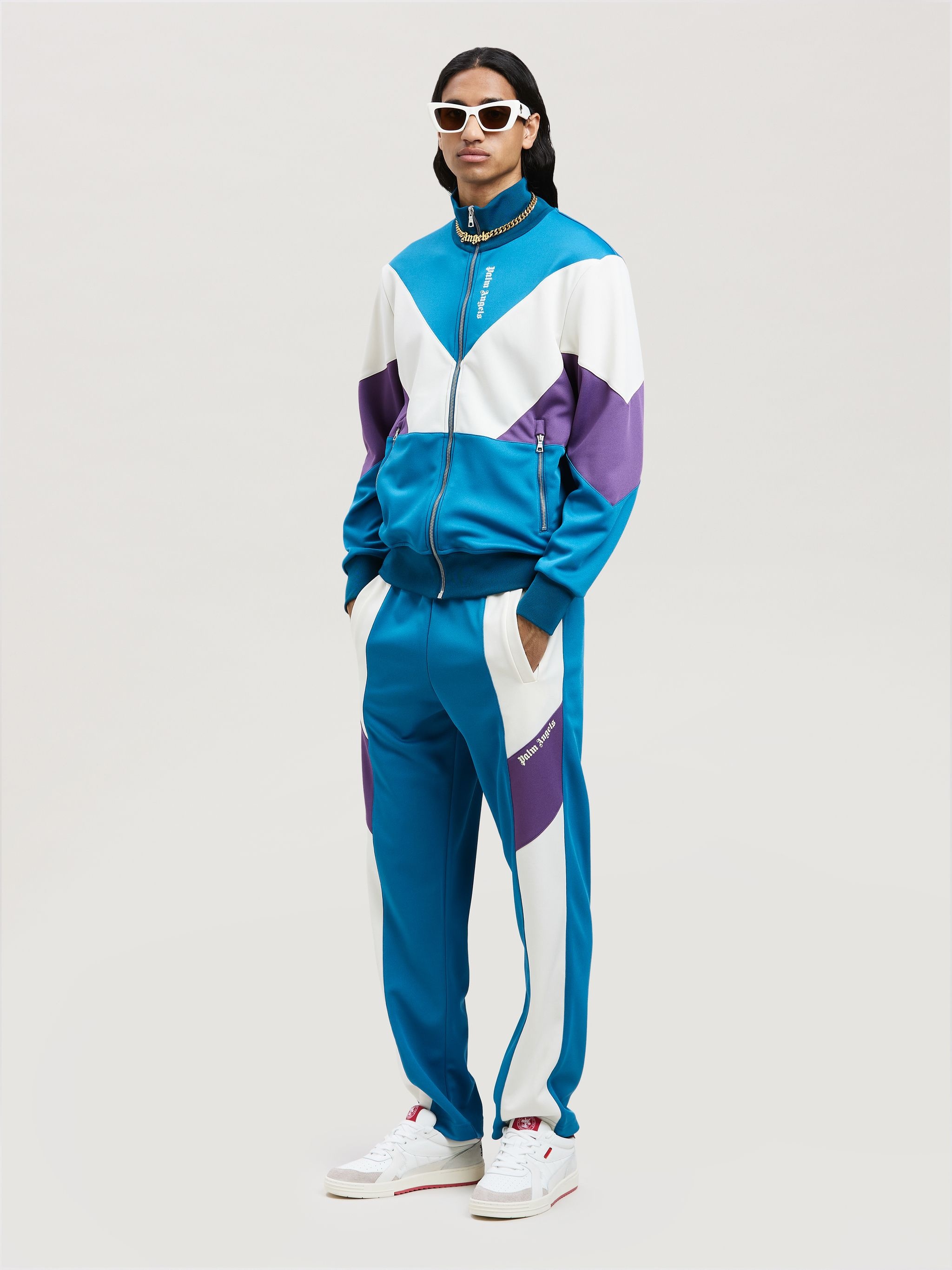 V COLORBLOCK TRACK PANTS - 2