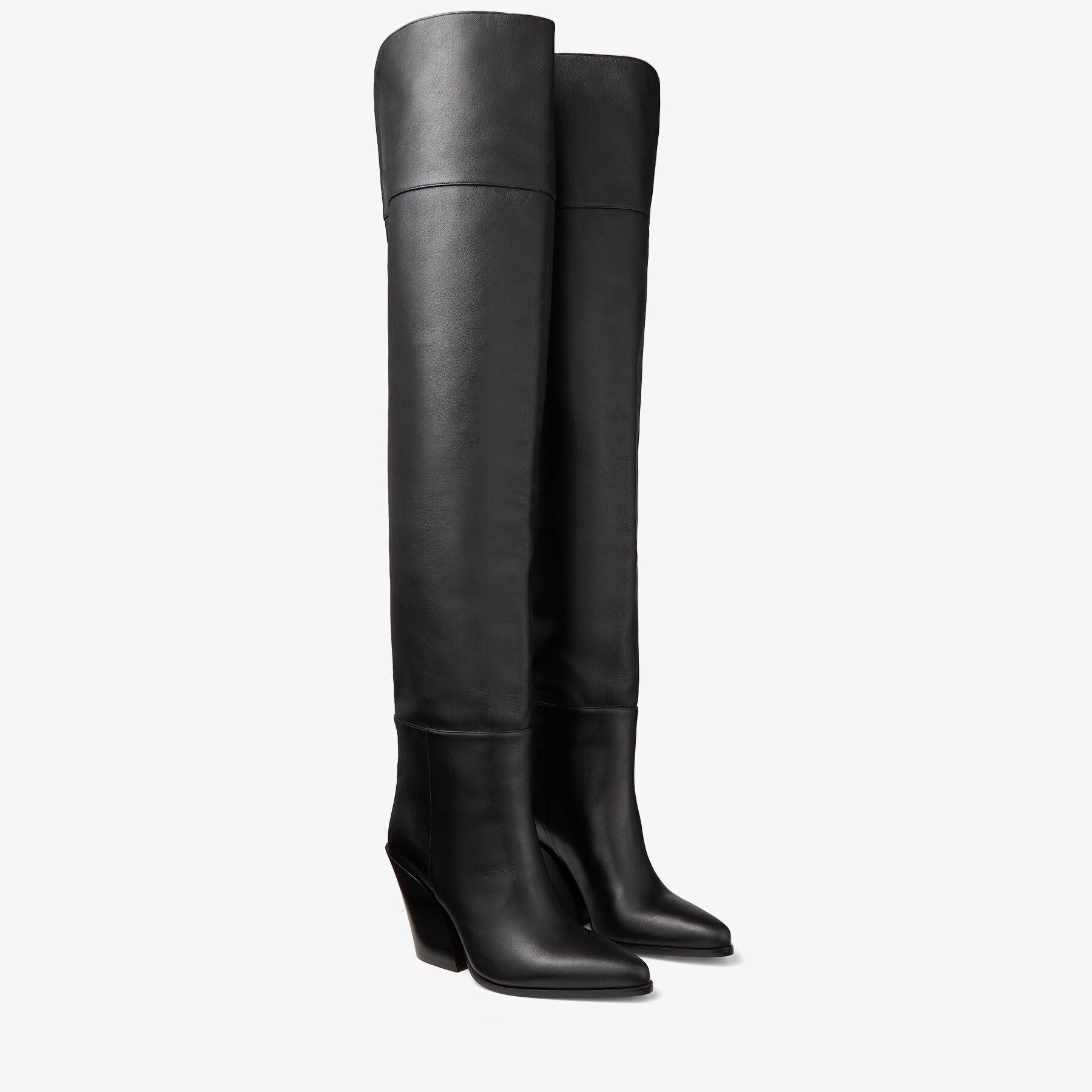 Maceo Over The Knee 85
Black Smooth Leather Over-The-Knee Boots - 2