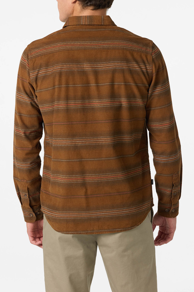 Caruso Stripe Cord Standard Fit Long Sleeve Shirt 6