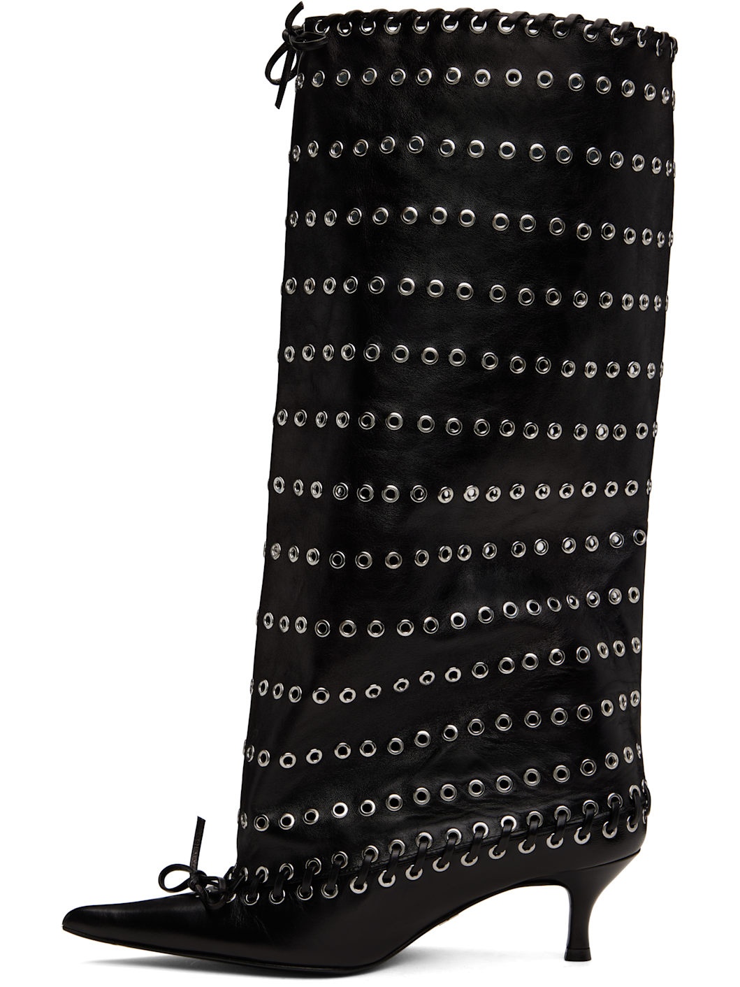 Black Grommet Level Boots - 3