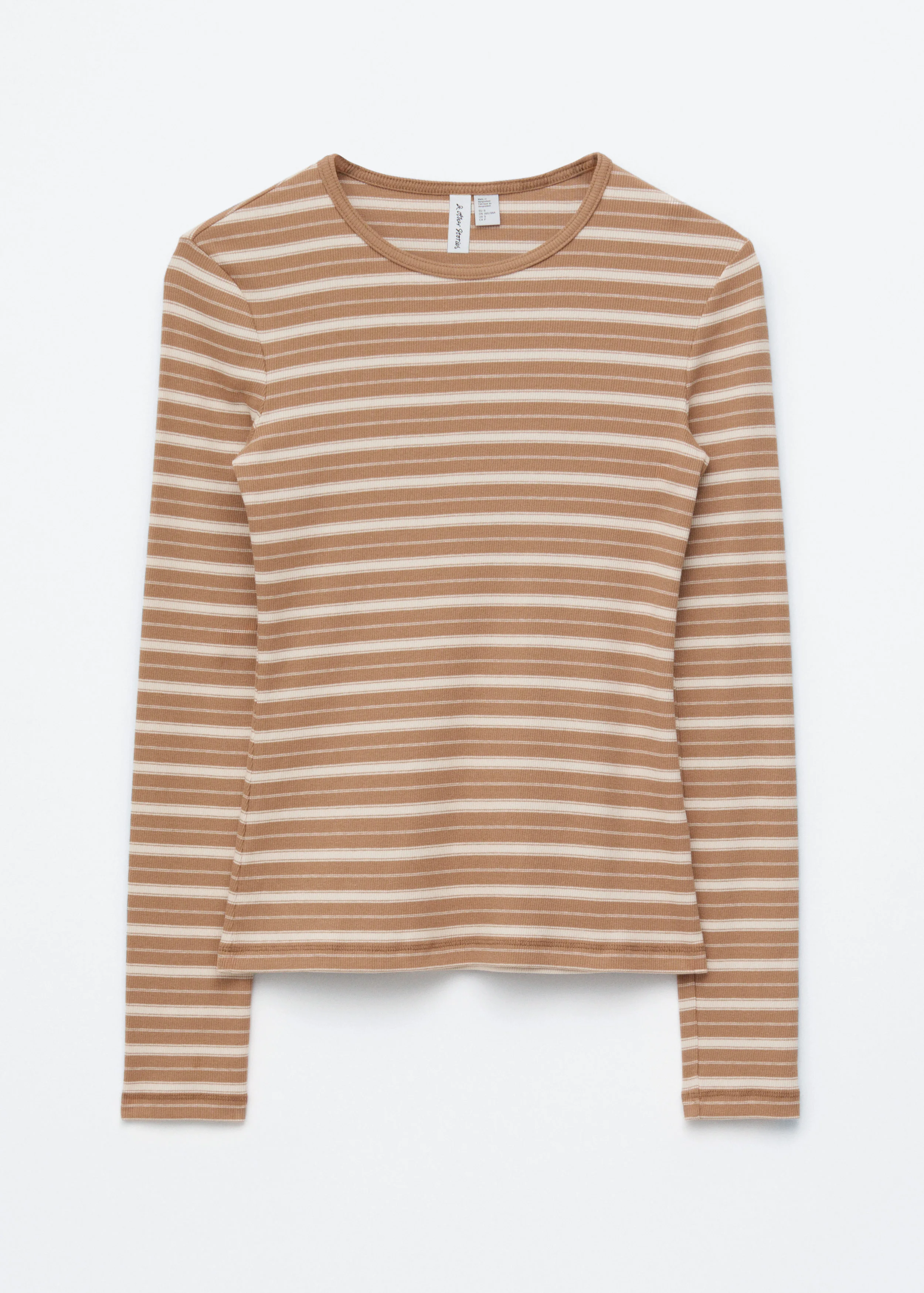 Ribbed Long-Sleeve Top - 1