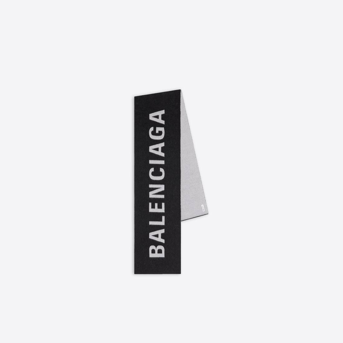 Women's Balenciaga Macro Scarf in Black - 1