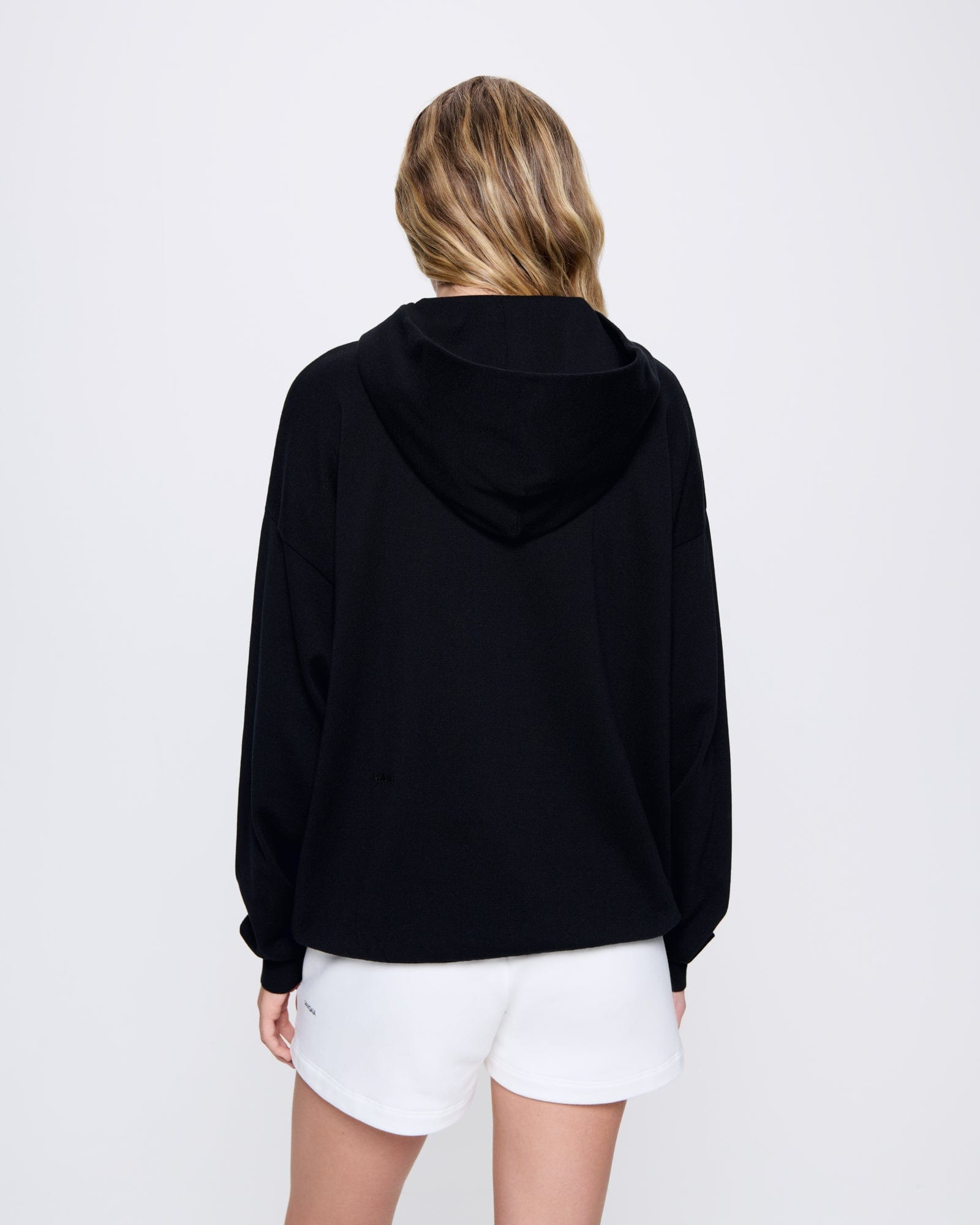 Womens DNA Knitted Hoodie - Black - 4
