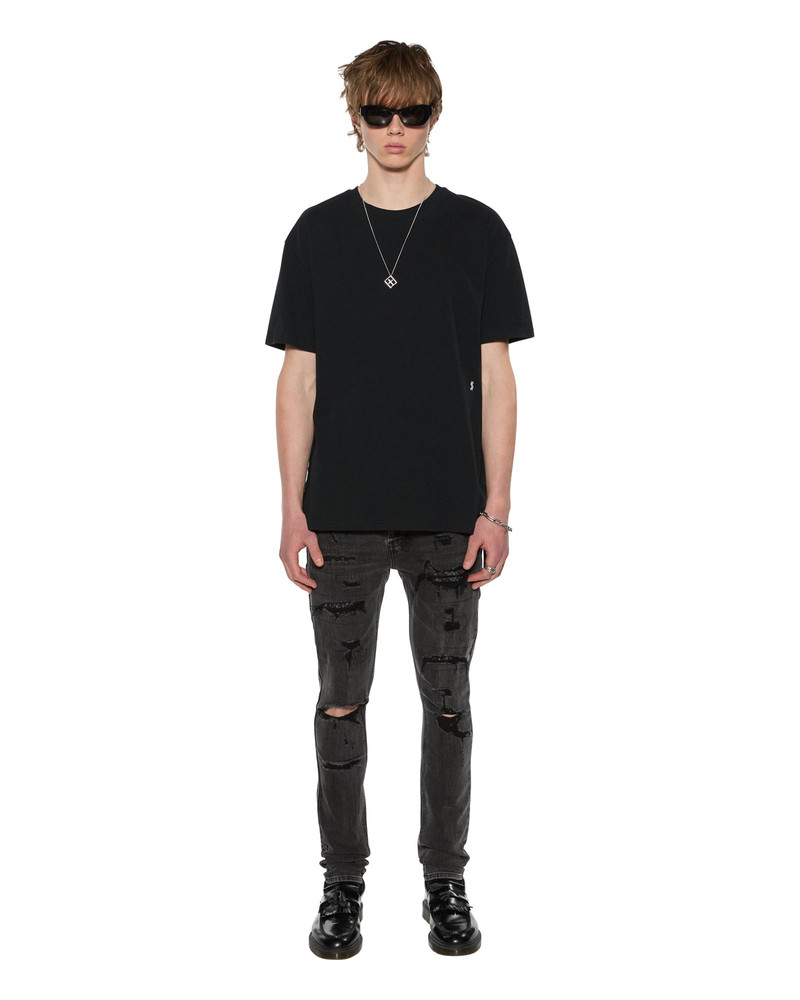 Ksubi 4 X 4 BIGGIE SS TEE JET BLACK outlook