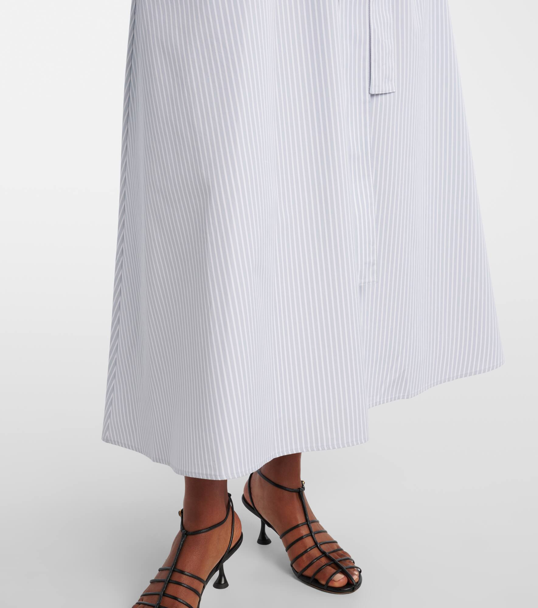 Paulina striped cotton midi dress - 5