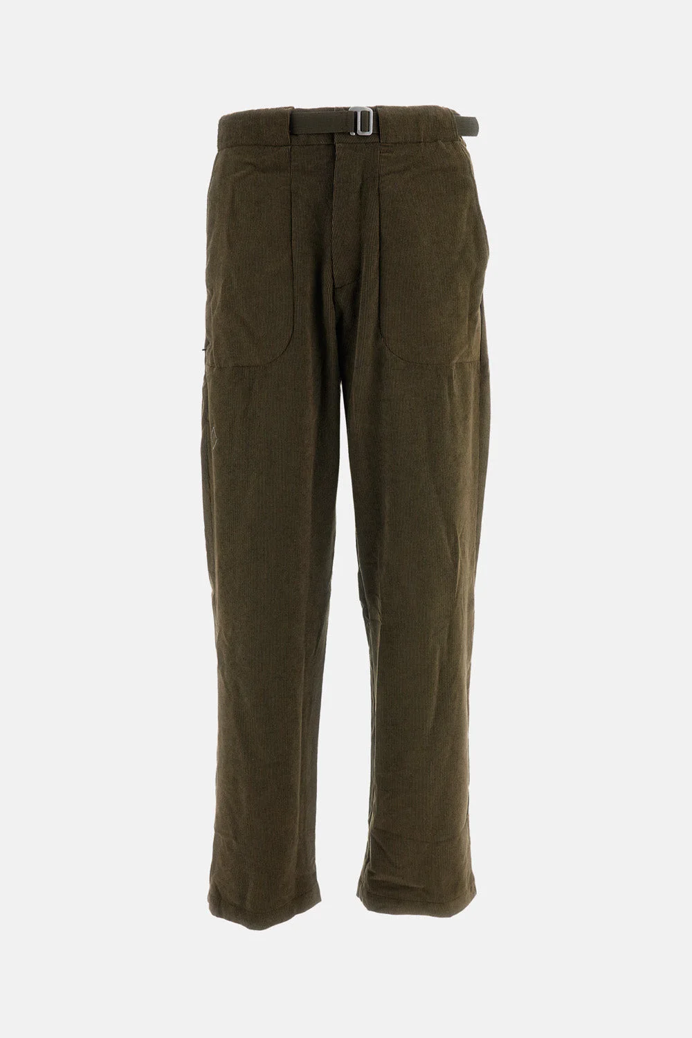 OFF-RACE RIBBED VELVET TROUSERS - 1