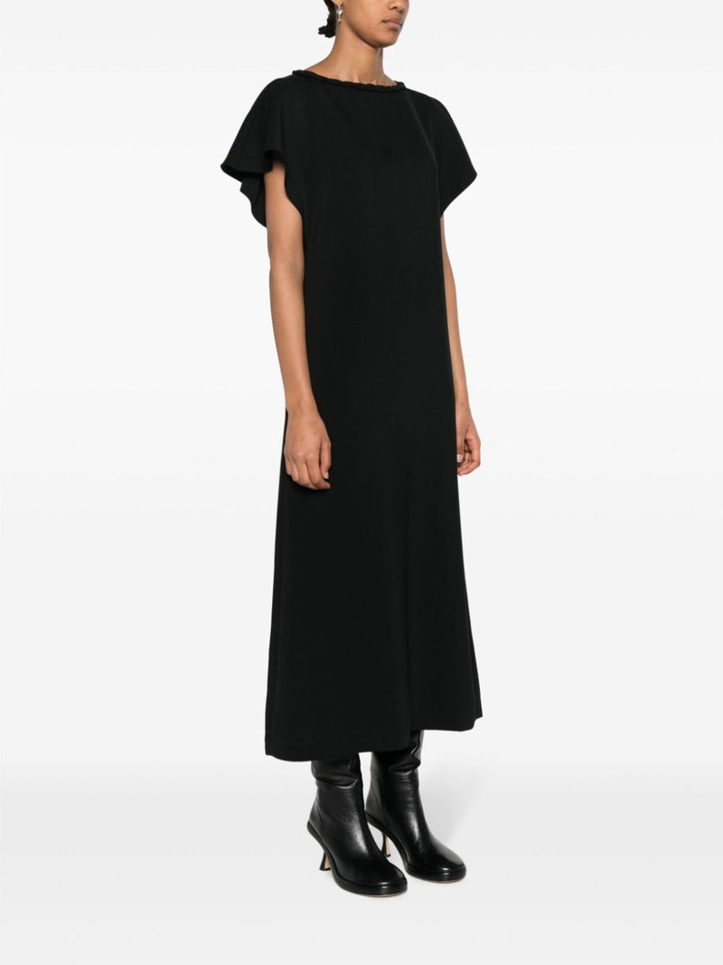 braided-collar A-line dress 3