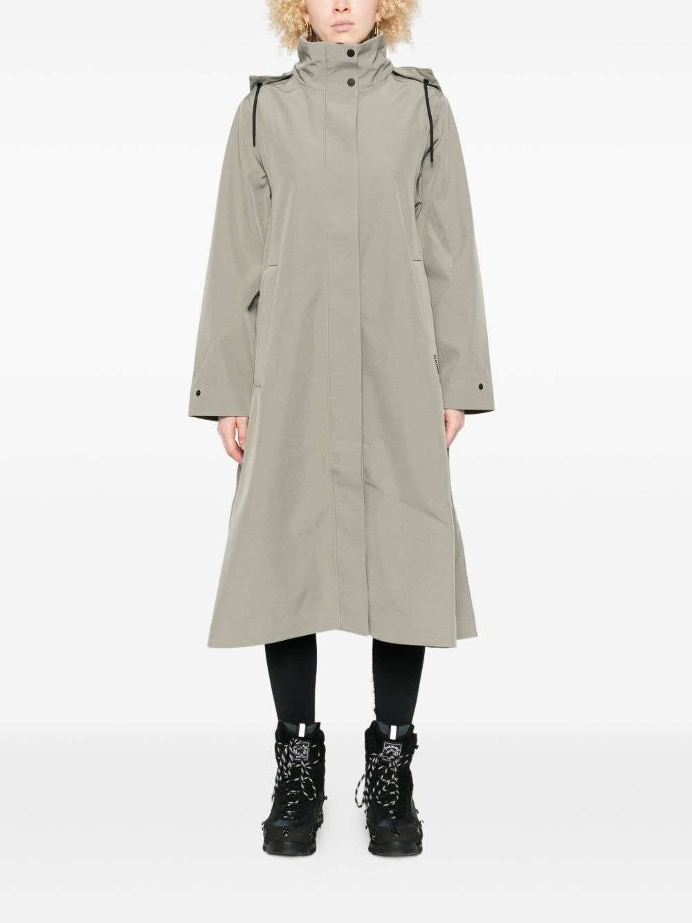 Suva Vision Softshell hooded A-line trench coat - 3
