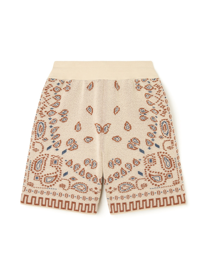 Cotton Piquet Bandana Bermuda 3