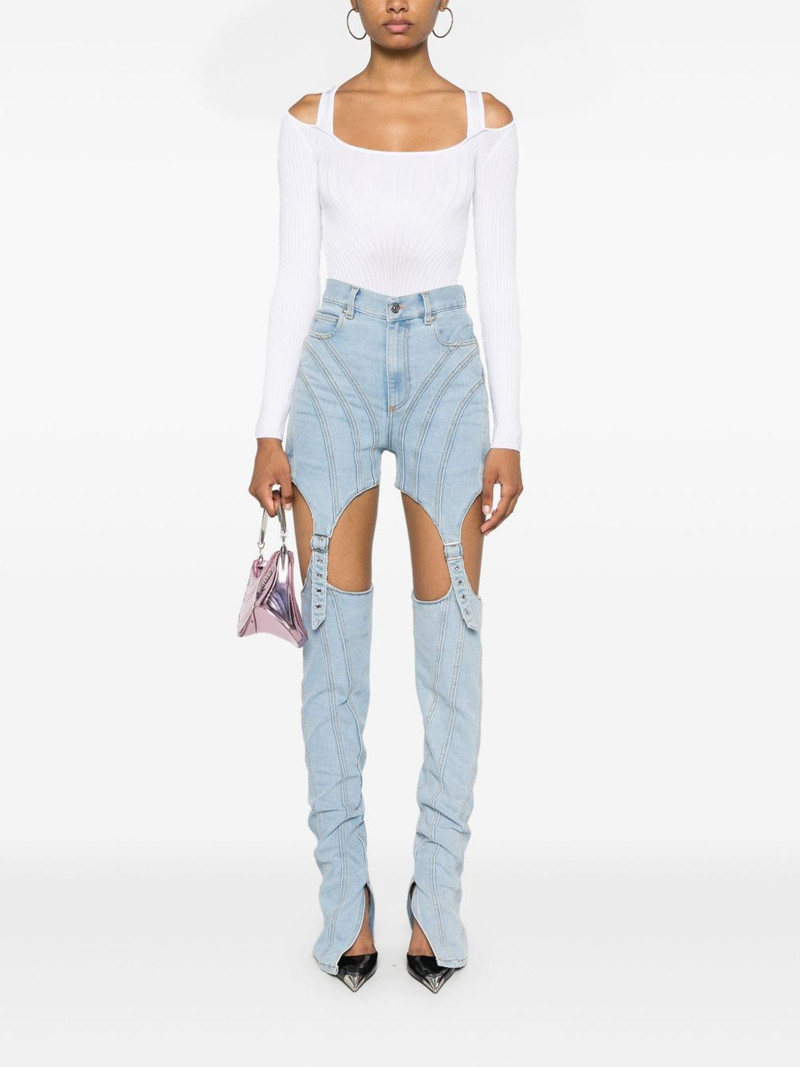 MUGLER cut-out skinny jeans outlook