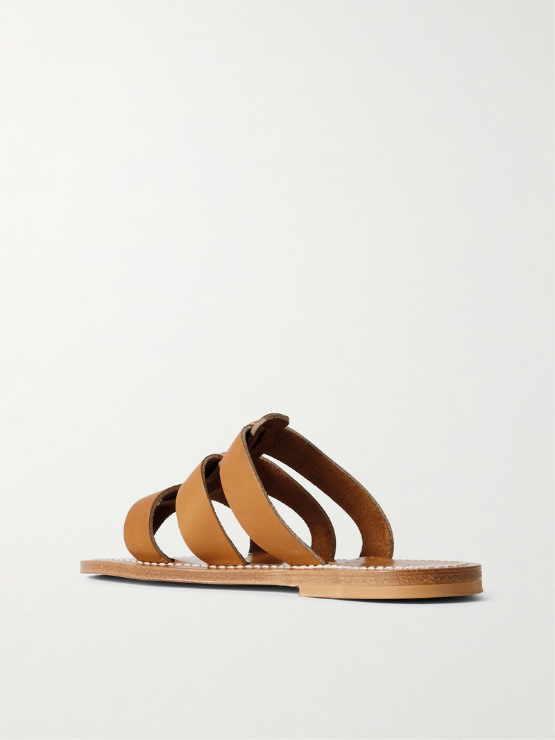 Dolon Cutout Leather Slides 3