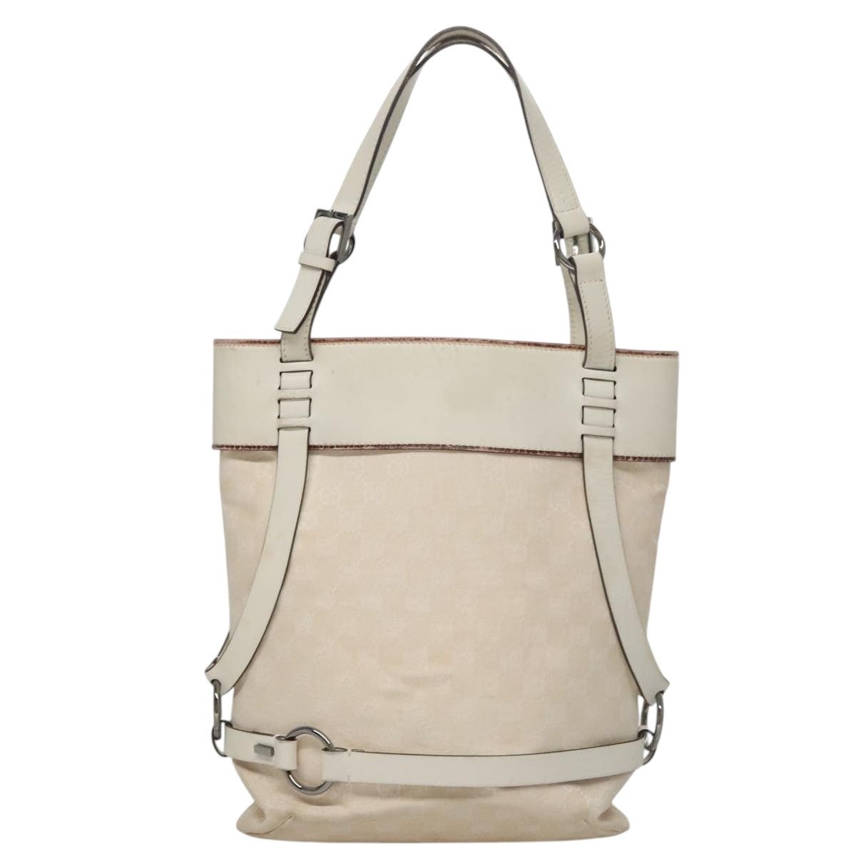 GUCCI GG Canvas Tote Bag White - 2