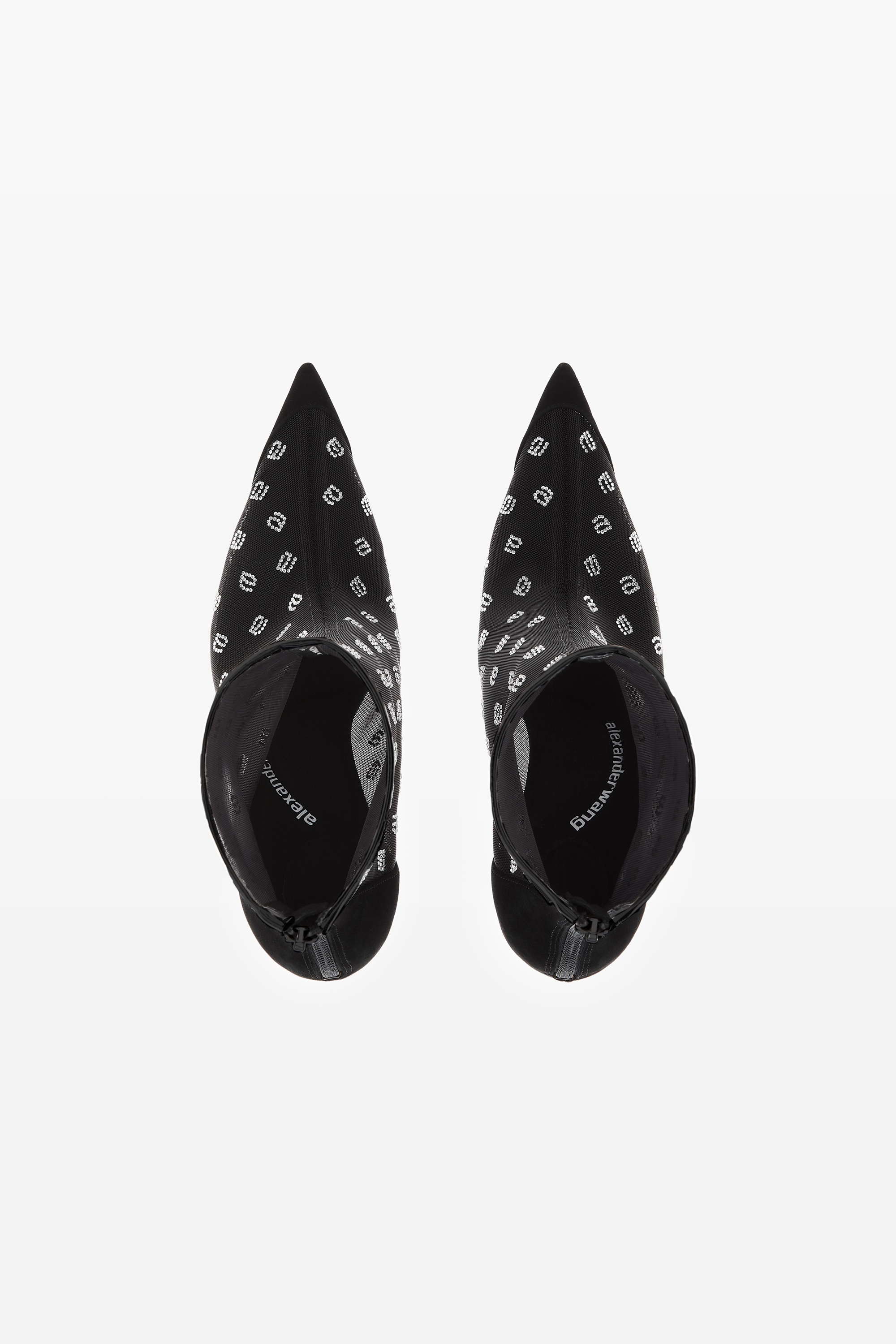 DELPHINE 105 BOOTIE IN MESH/CRYSTAL - 4