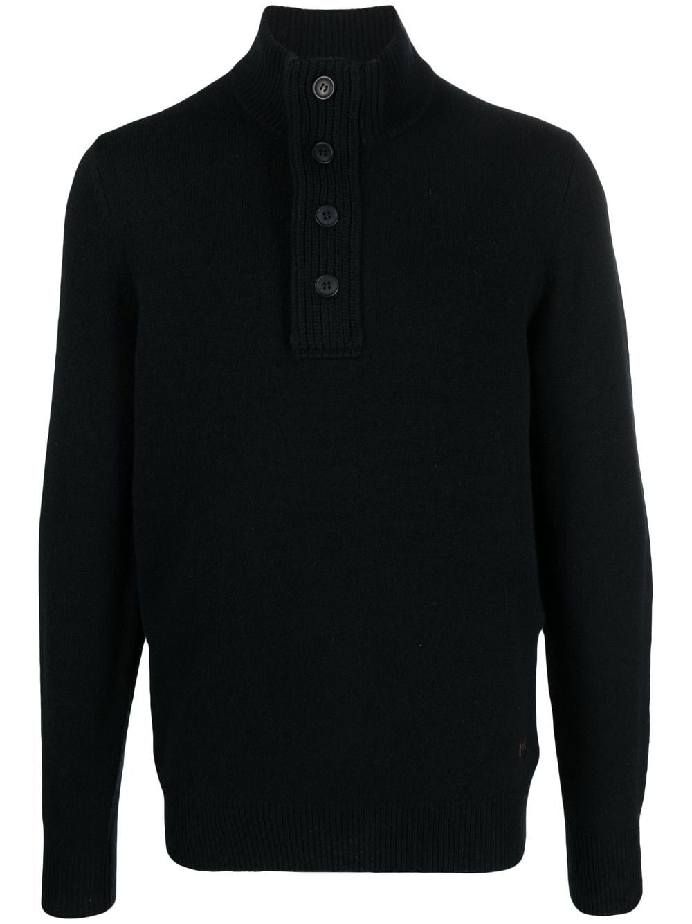 Essential half-zip knitted pullover - 1