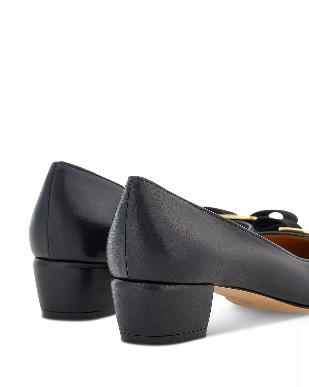 Women's Vara Soft Bow Detail Blue Block Heel Pumps - 6