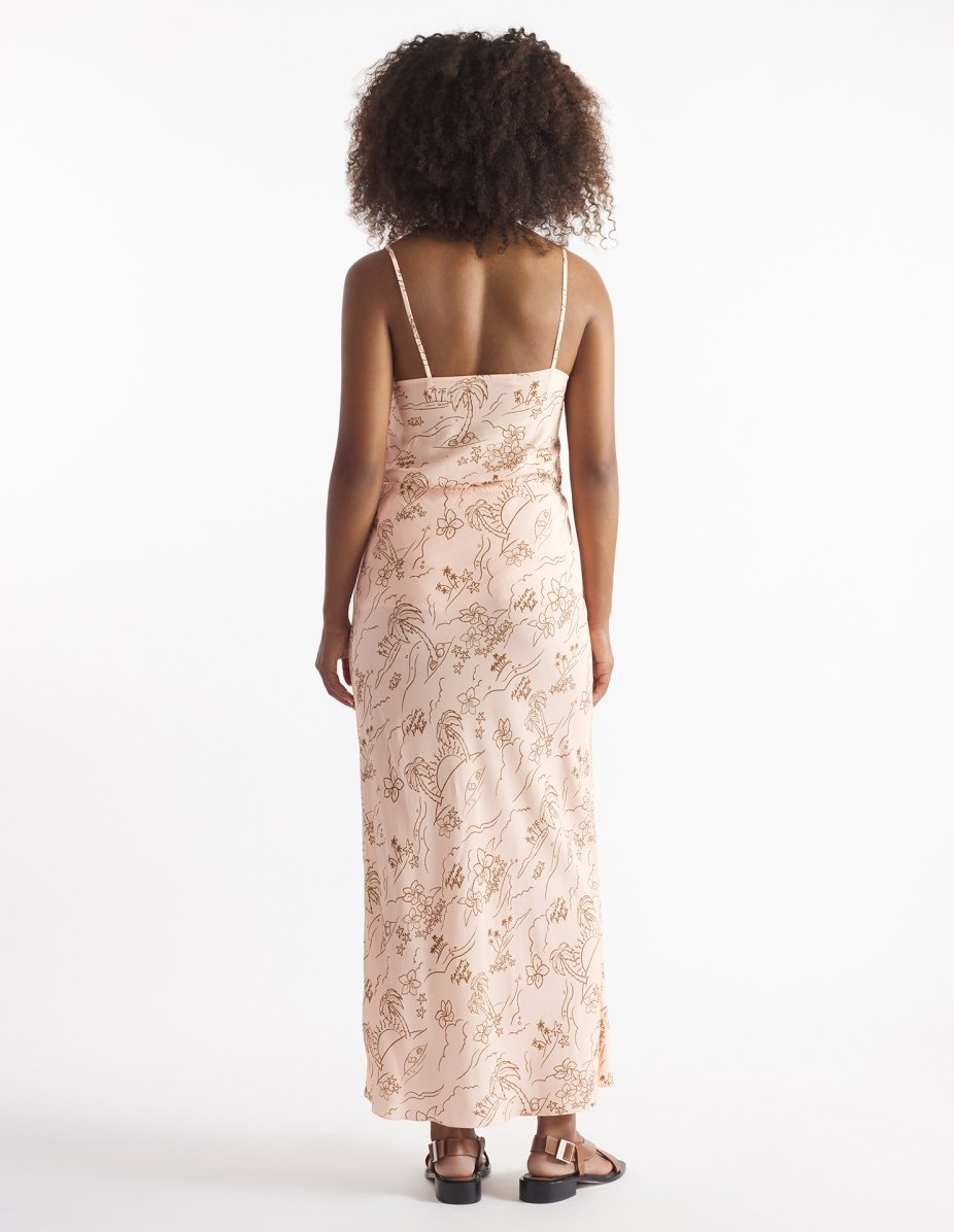 “TROPICAL PALM” BIAS SKIRT - 5
