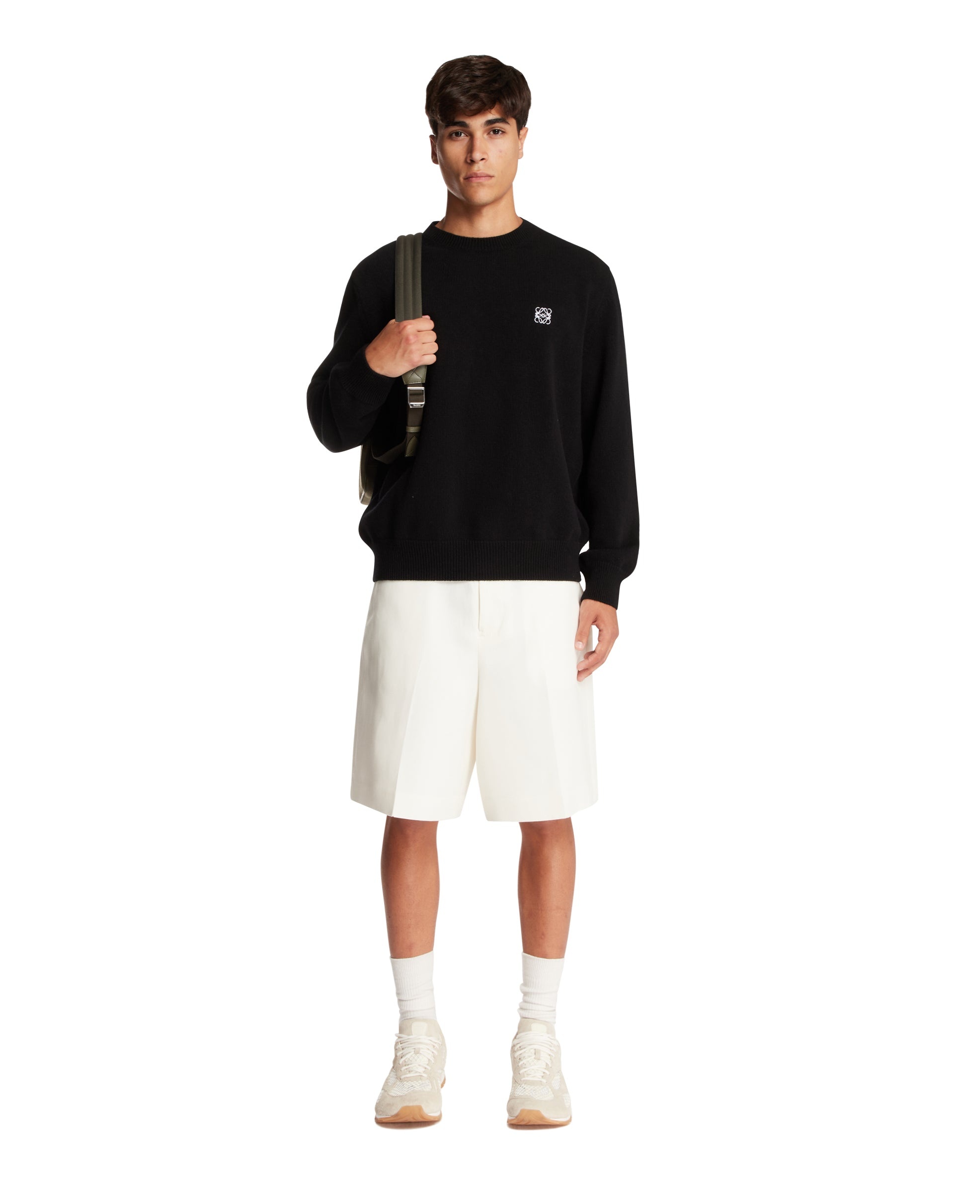 Black Anagram Wool Sweater - 2