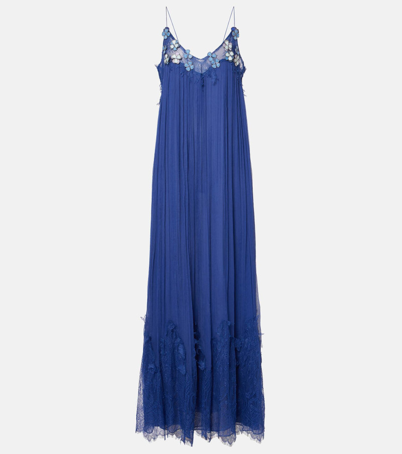 Kenda embellished chiffon maxi dress - 1