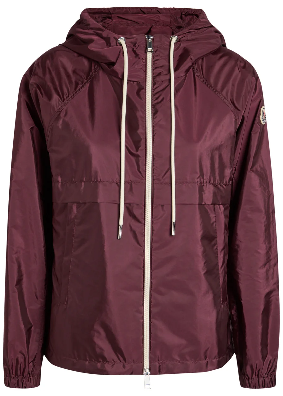 Moncler Coquelicot Hooded Shell Jacket - 1